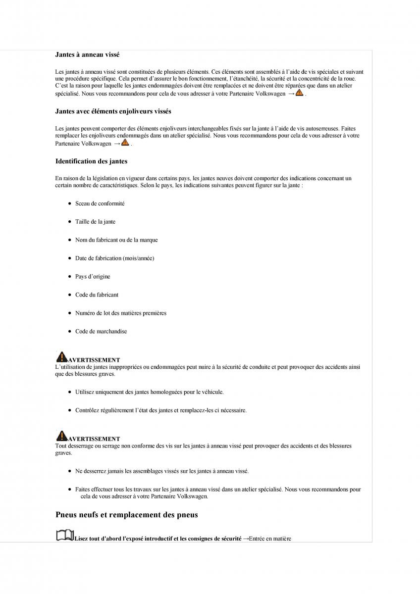 VW Tiguan II 2 manuel du proprietaire / page 498