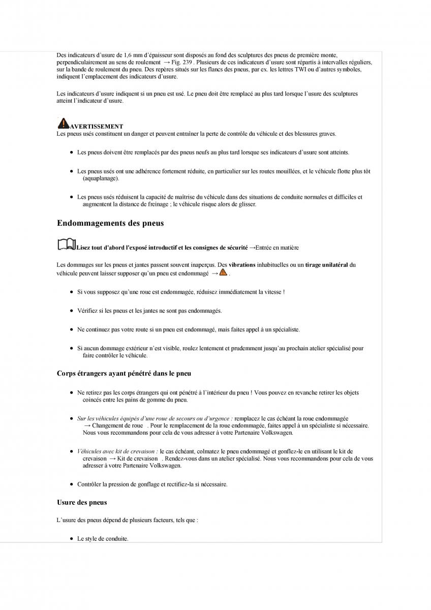 VW Tiguan II 2 manuel du proprietaire / page 503