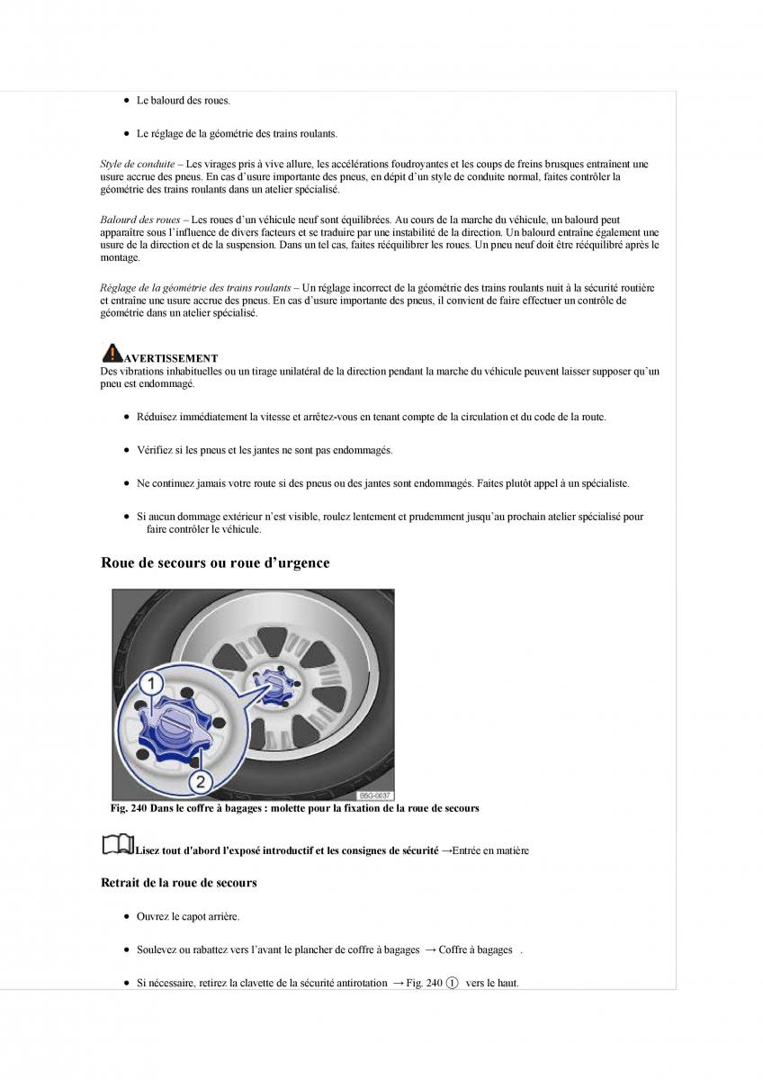 VW Tiguan II 2 manuel du proprietaire / page 504