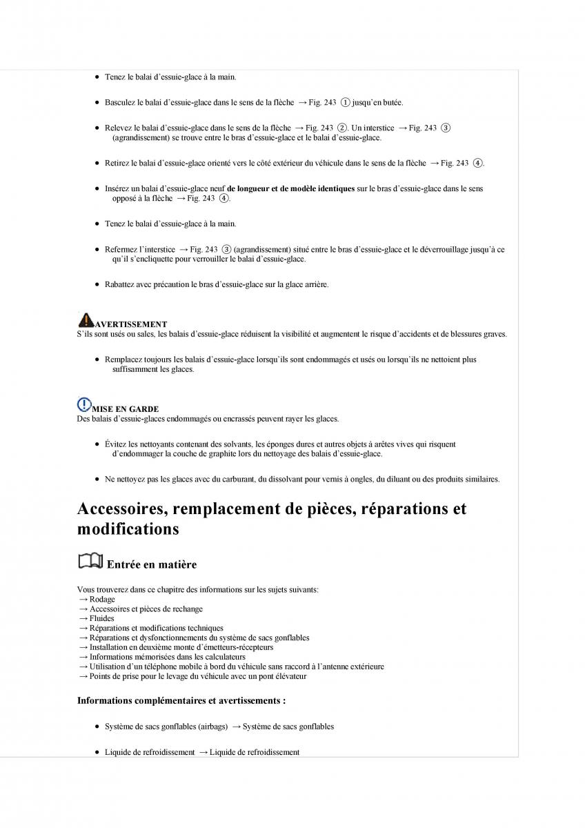 VW Tiguan II 2 manuel du proprietaire / page 528
