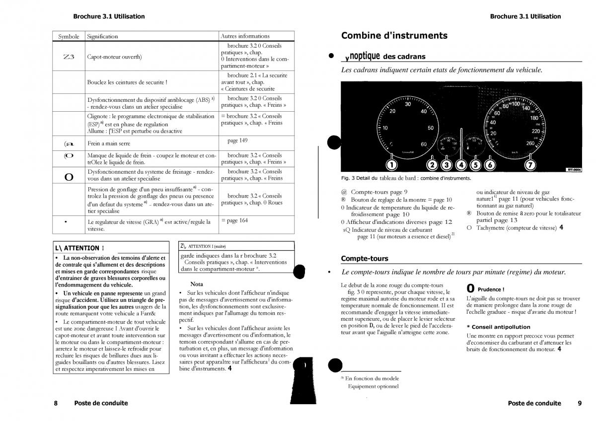 VW Touran manuel du proprietaire / page 13