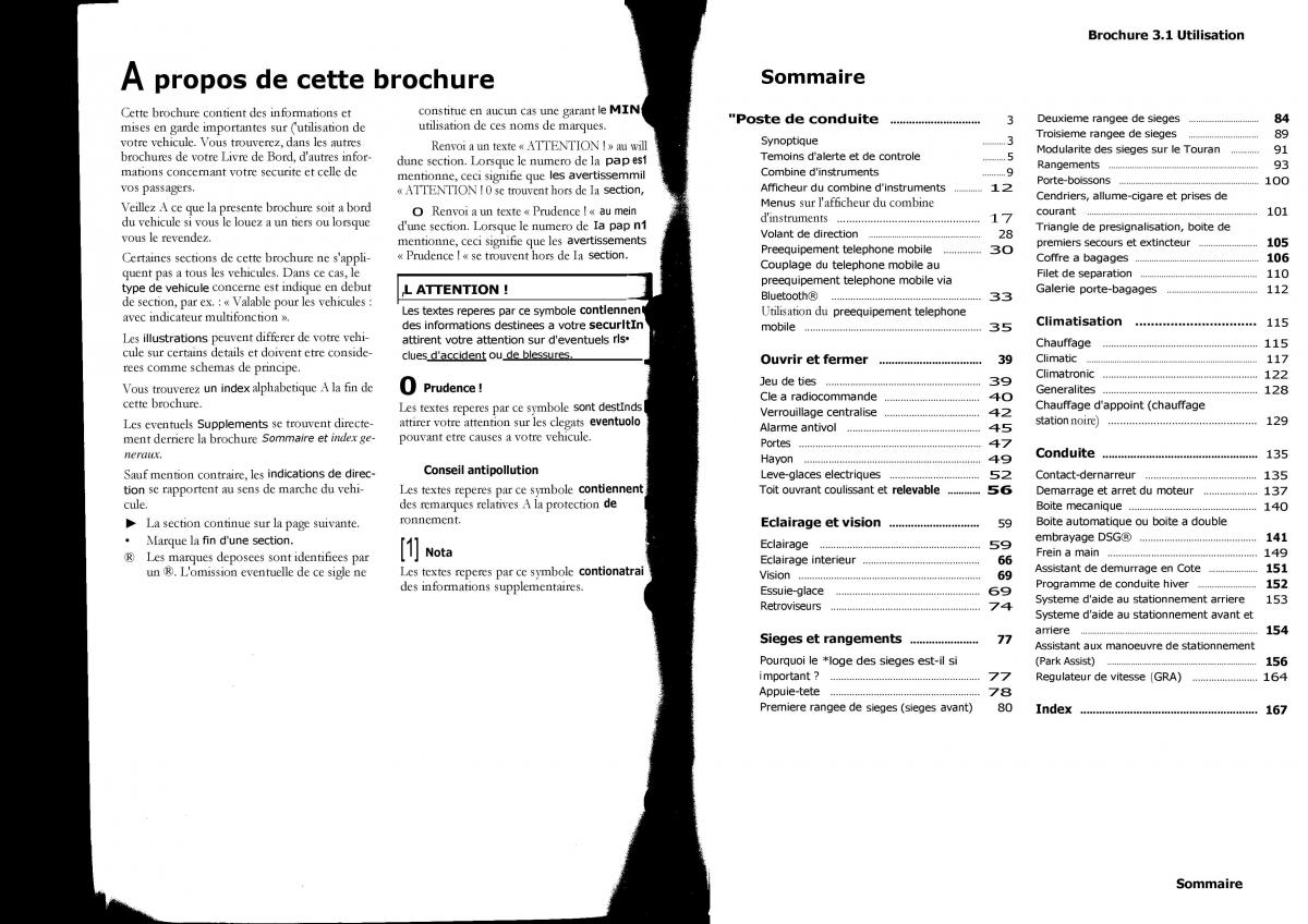 VW Touran manuel du proprietaire / page 2