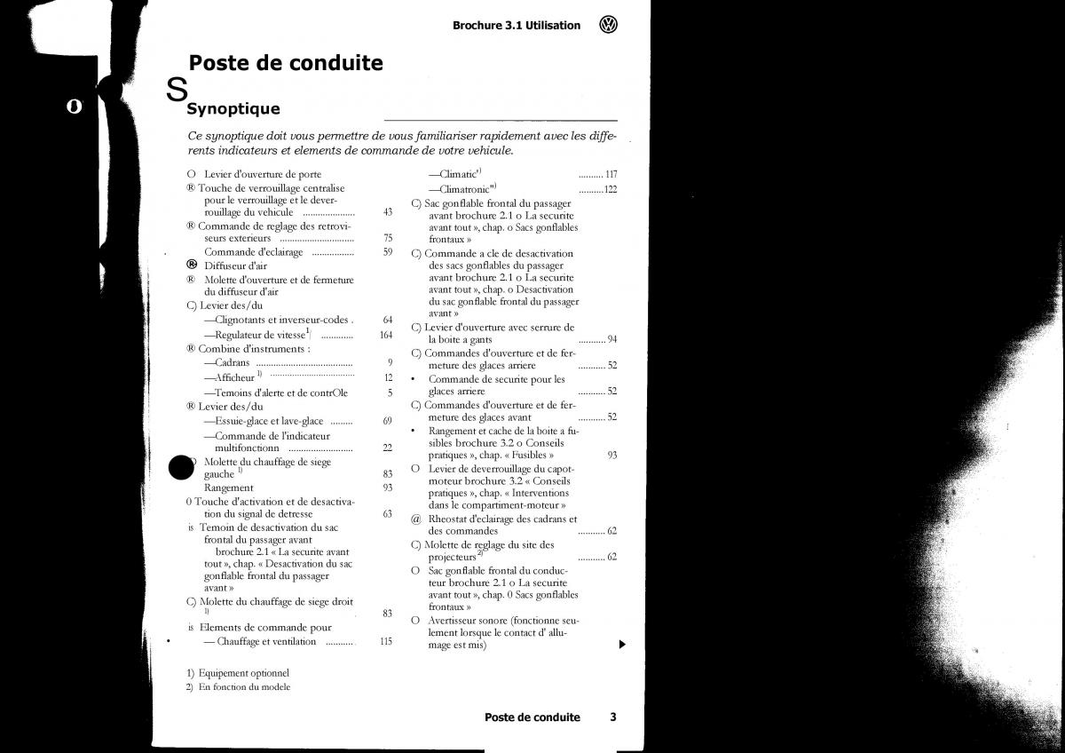 VW Touran manuel du proprietaire / page 4