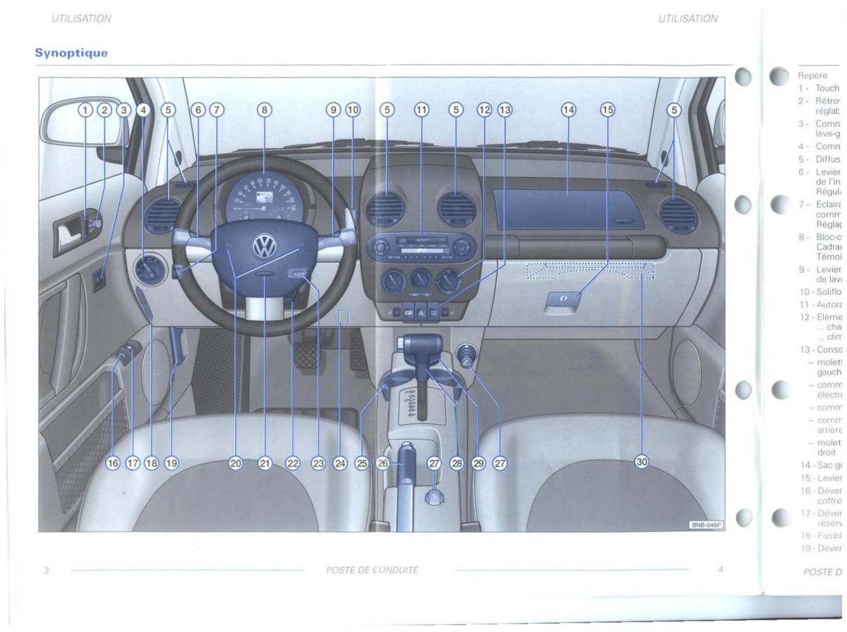 VW New Beetle Bjalla manuel du proprietaire / page 3