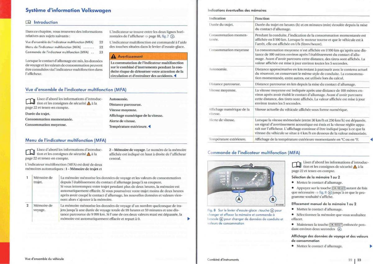VW Polo Vento V 5 manuel du proprietaire / page 13