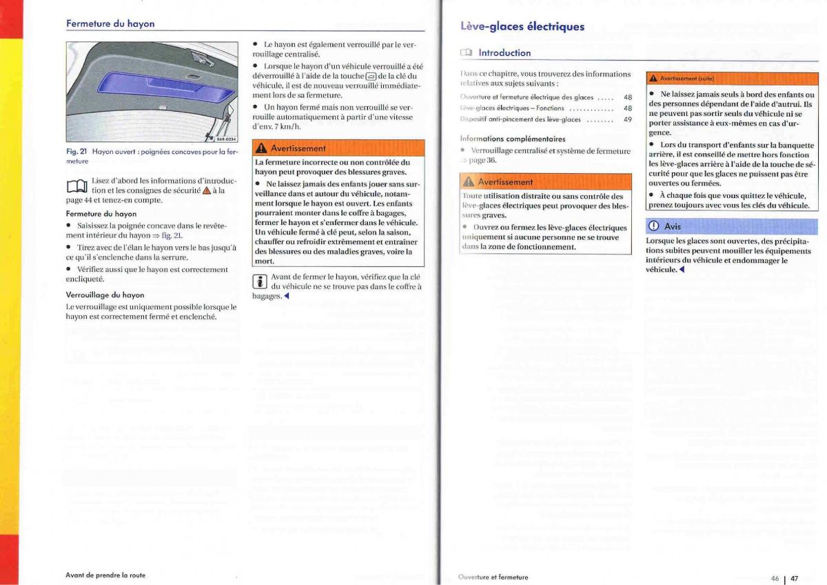 VW Polo Vento V 5 manuel du proprietaire / page 24