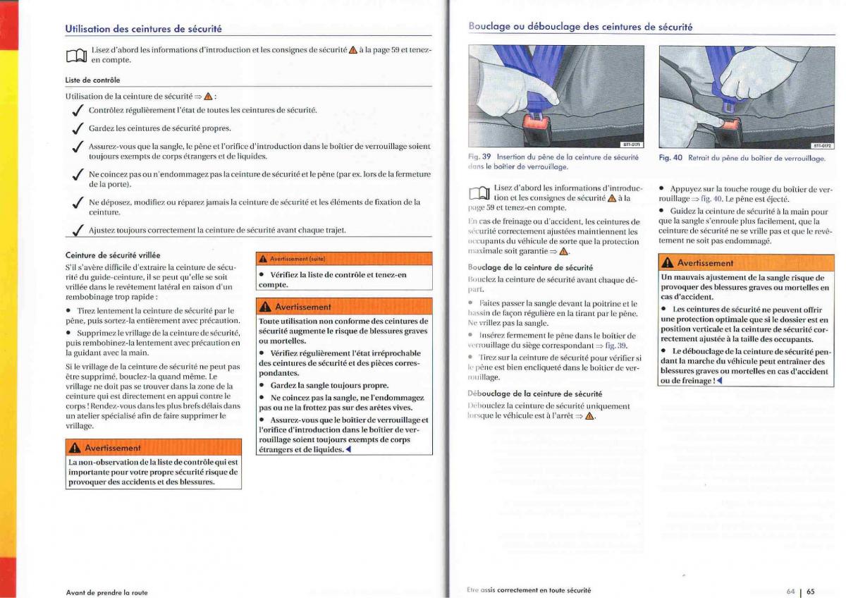 VW Polo Vento V 5 manuel du proprietaire / page 33
