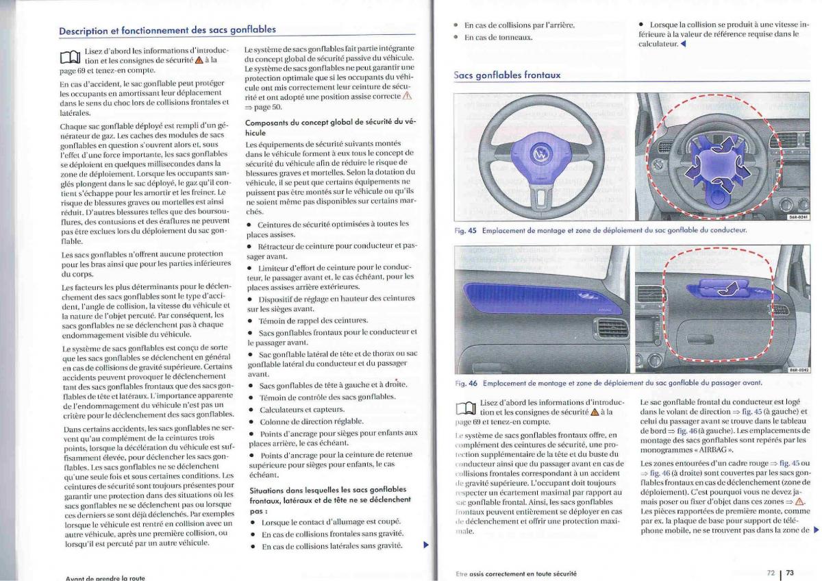 VW Polo Vento V 5 manuel du proprietaire / page 37