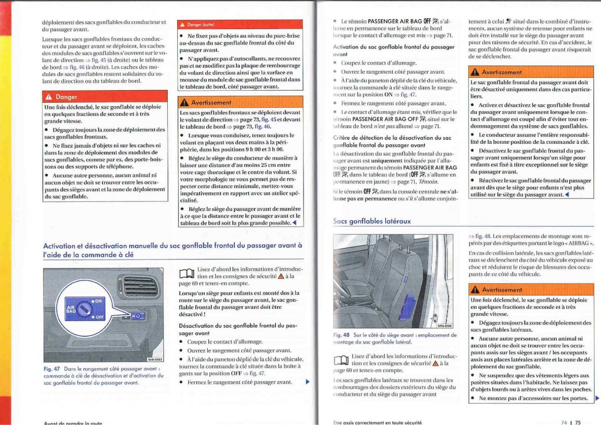 VW Polo Vento V 5 manuel du proprietaire / page 38