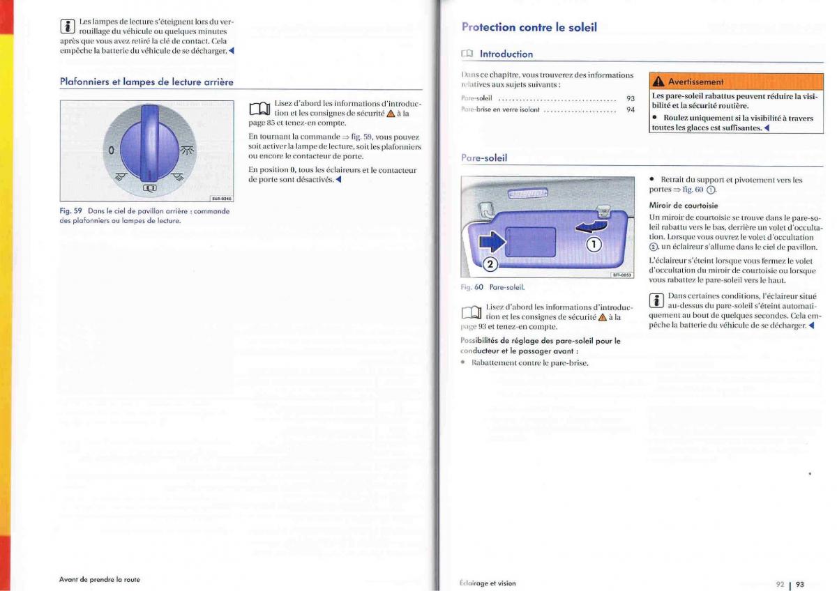 VW Polo Vento V 5 manuel du proprietaire / page 46