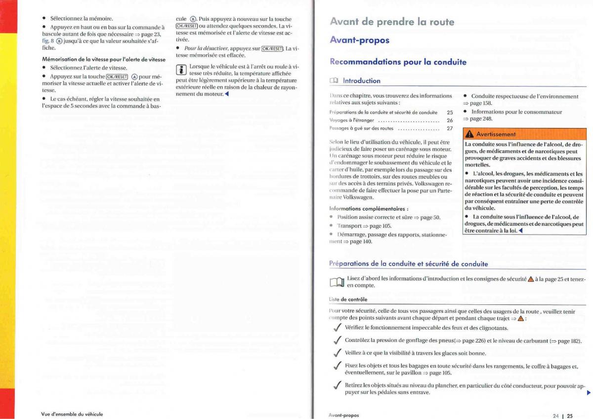VW Polo Vento V 5 manuel du proprietaire / page 14