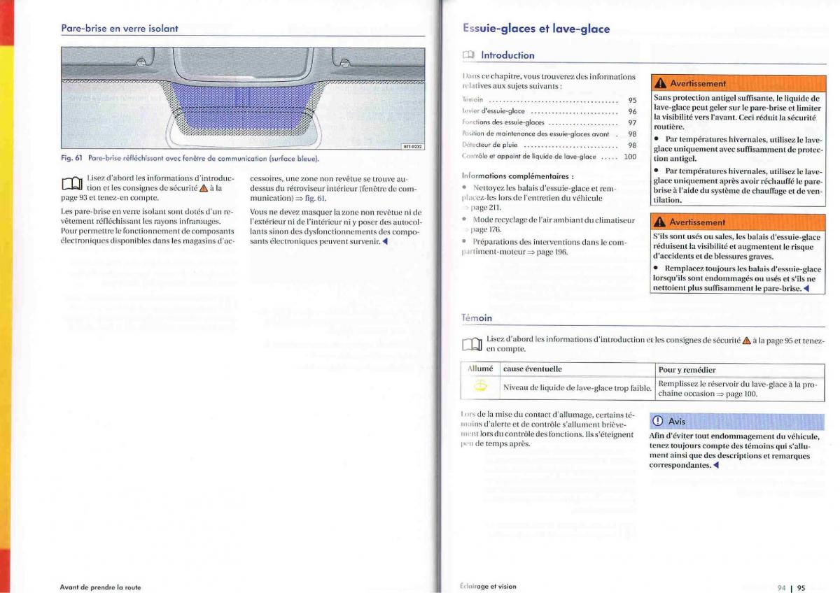 VW Polo Vento V 5 manuel du proprietaire / page 47