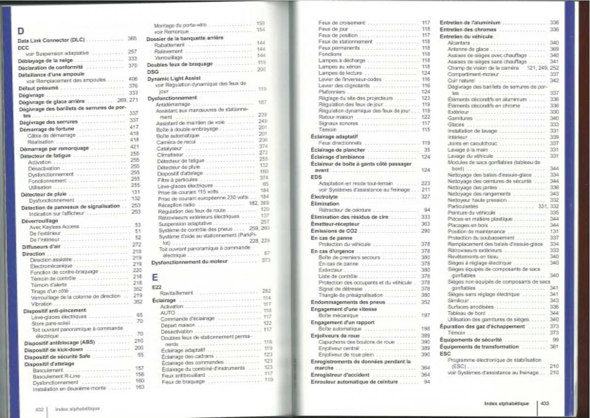 VW Tiguan I 1 manuel du proprietaire / page 218