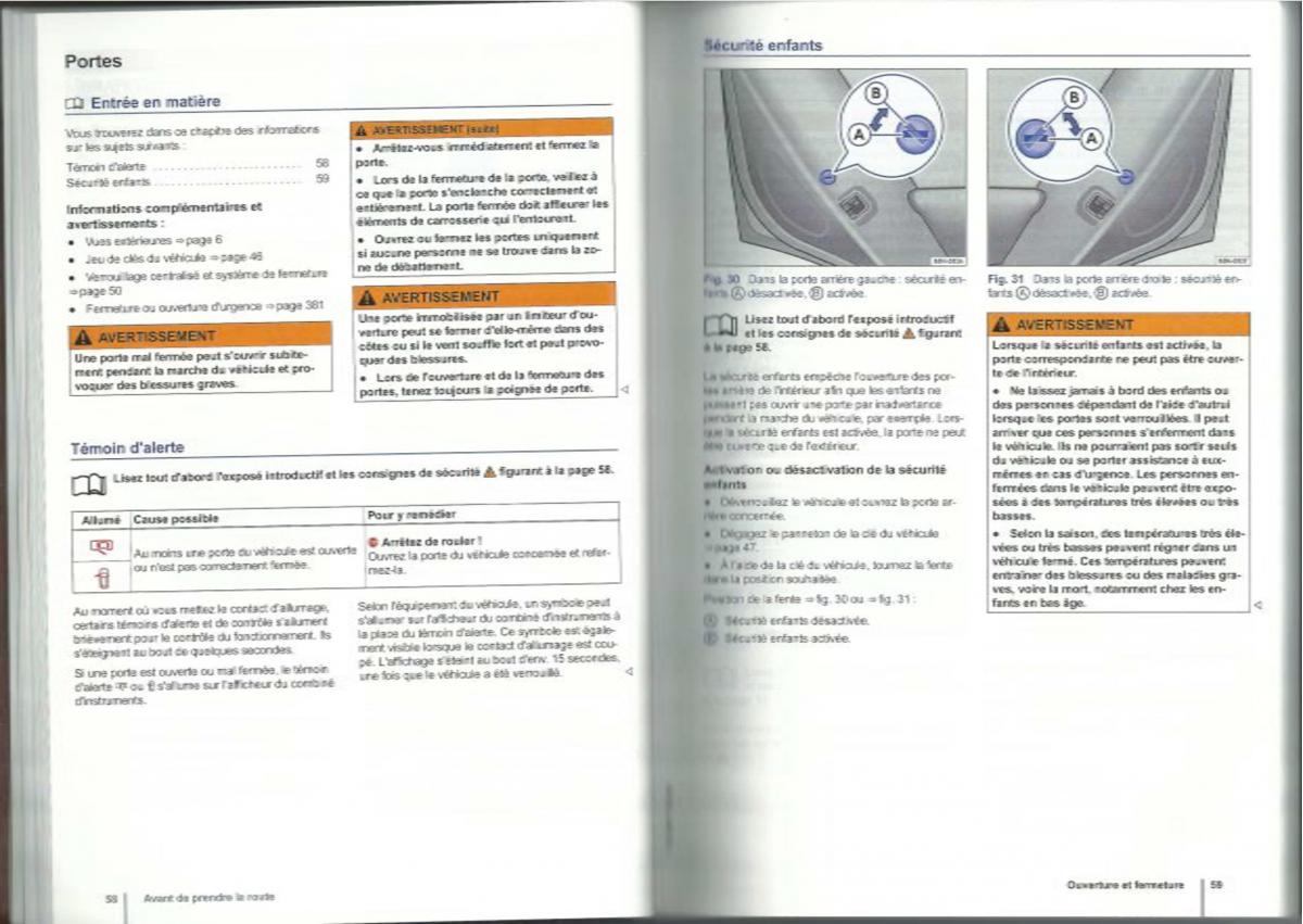 VW Tiguan I 1 manuel du proprietaire / page 31