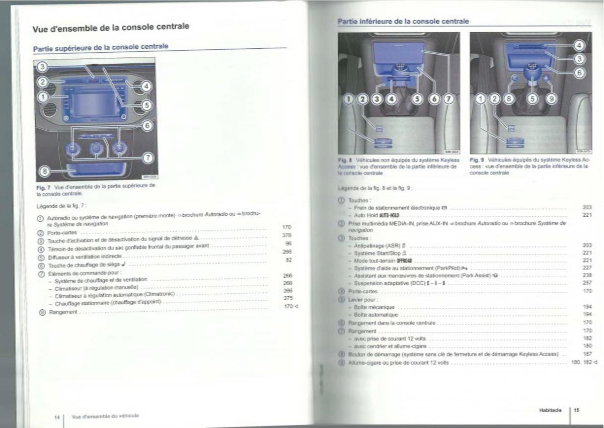 VW Tiguan I 1 manuel du proprietaire / page 9