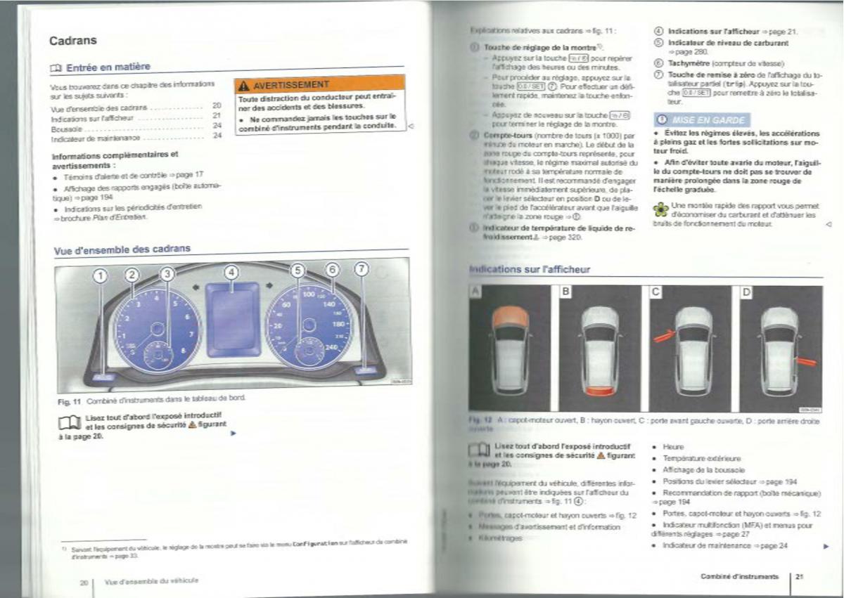 VW Tiguan I 1 manuel du proprietaire / page 12