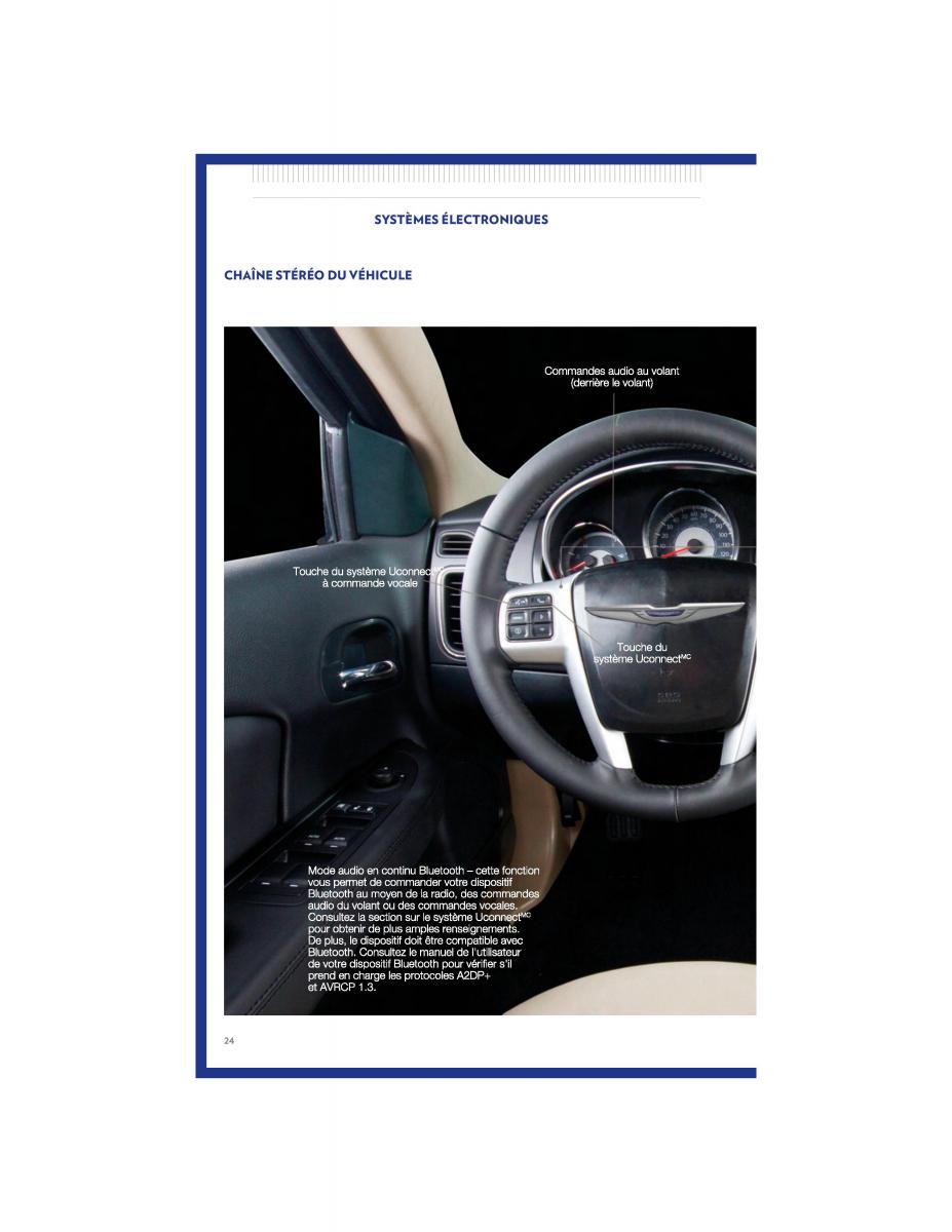 Chrysler 200 Convertible II 2 manuel du proprietaire / page 24