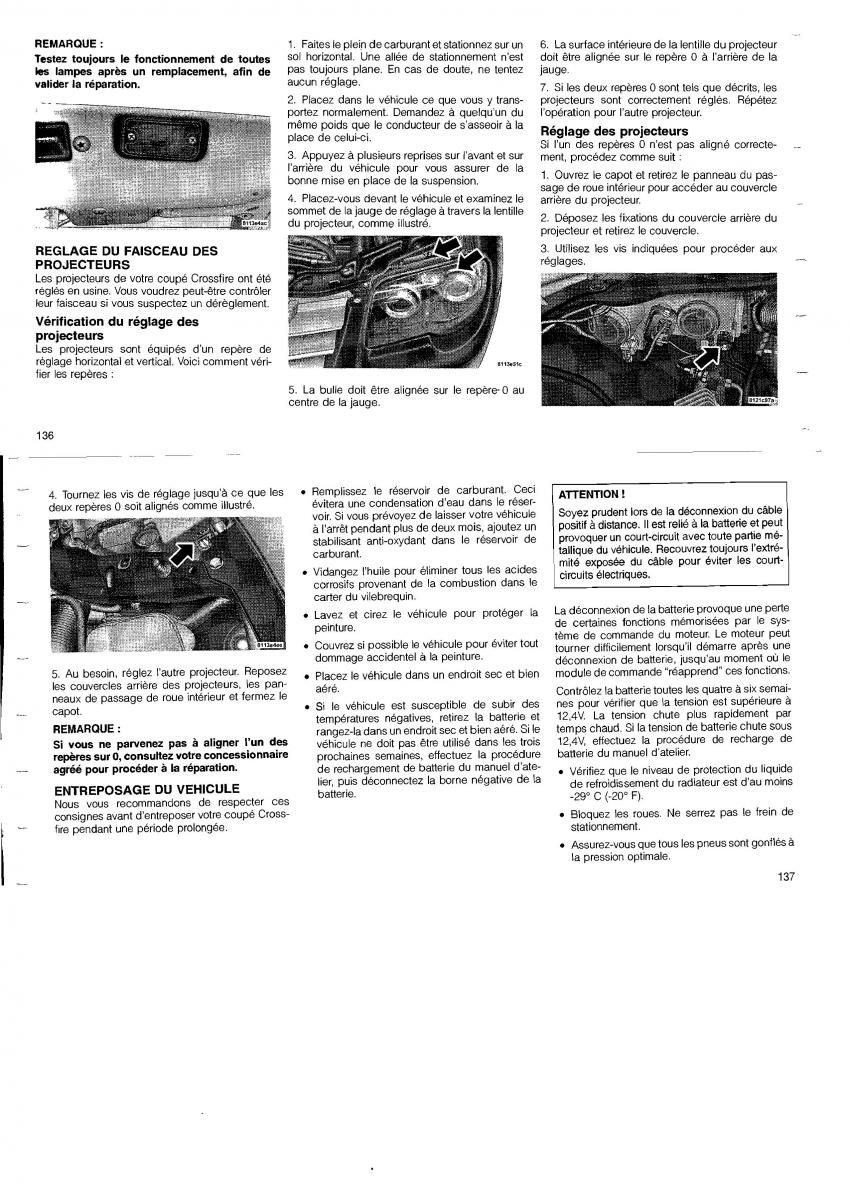 Chrysler Crossfire manuel du proprietaire / page 74