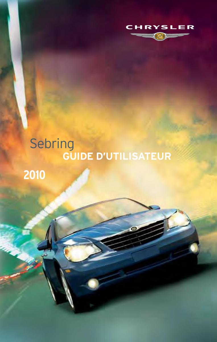 Chrysler Sebring III 3 manuel du proprietaire / page 1