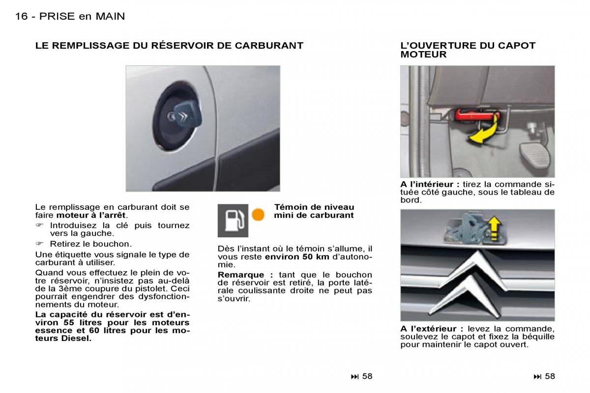 Citroen Berlingo I 1 manuel du proprietaire / page 13