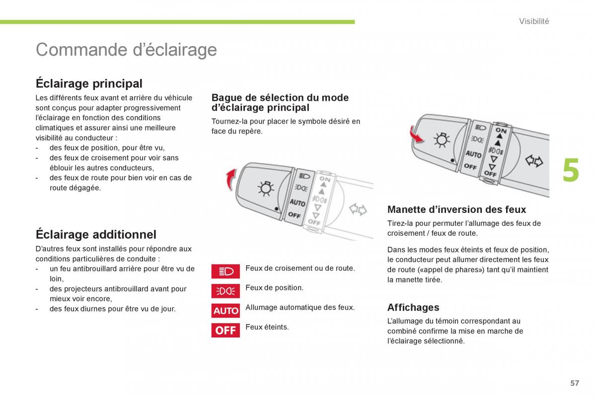 Citroen C Zero manuel du proprietaire / page 59