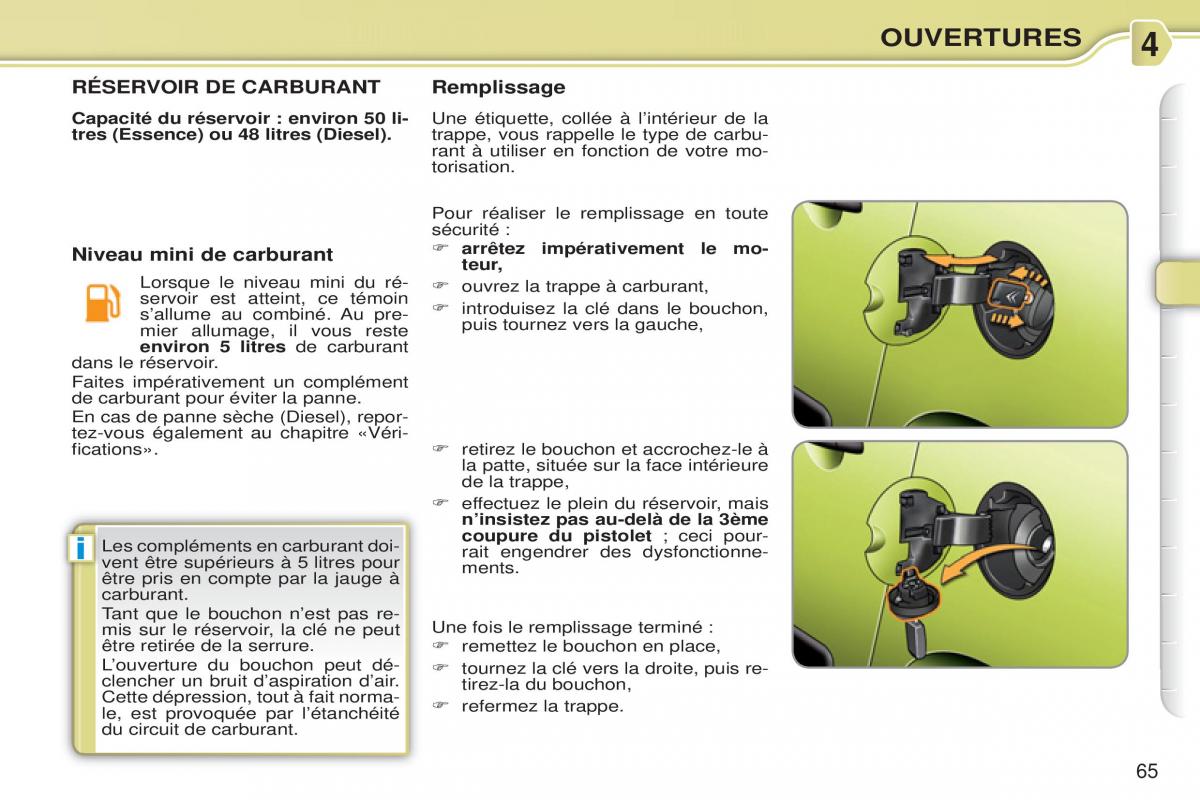 Citroen C3 Picasso manuel du proprietaire / page 67