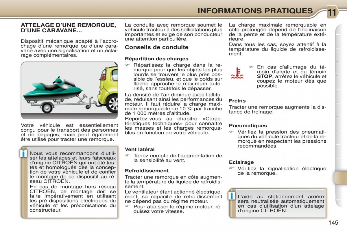Citroen C3 Picasso manuel du proprietaire / page 147