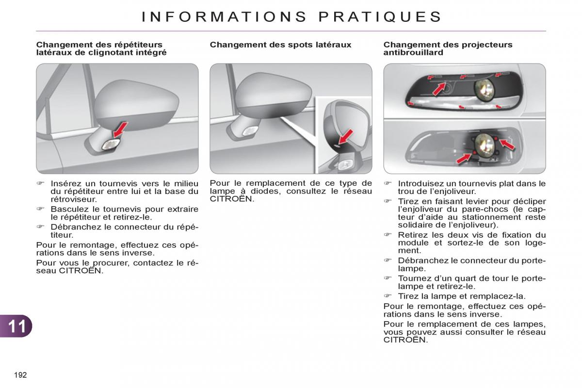 Citroen C4 II 2 manuel du proprietaire / page 194