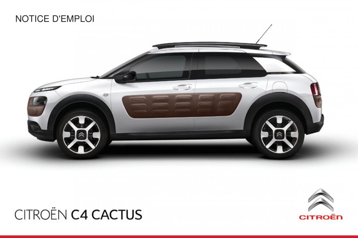 Citroen C4 Cactus manuel du proprietaire / page 1