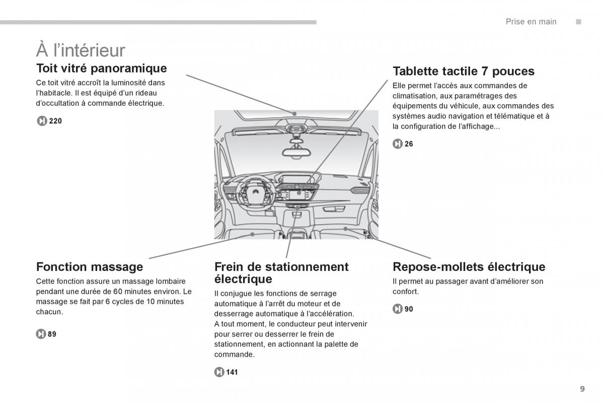 Citroen C4 Picasso Grand Picasso II 2 manuel du proprietaire / page 11