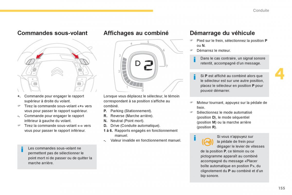 Citroen C4 Picasso Grand Picasso II 2 manuel du proprietaire / page 157