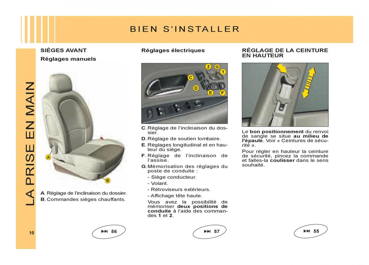 Citroen C6 manuel du proprietaire / page 14