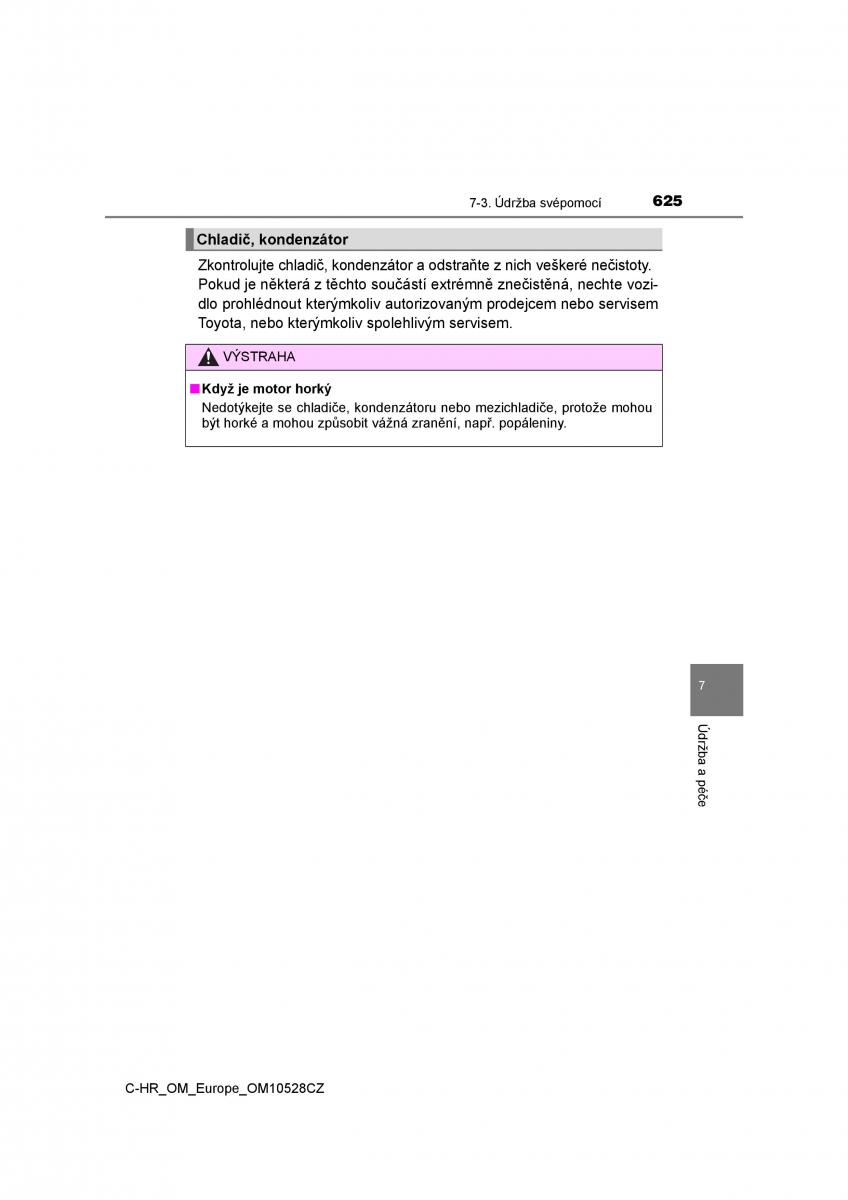 Toyota C HR navod k obsludze / page 625