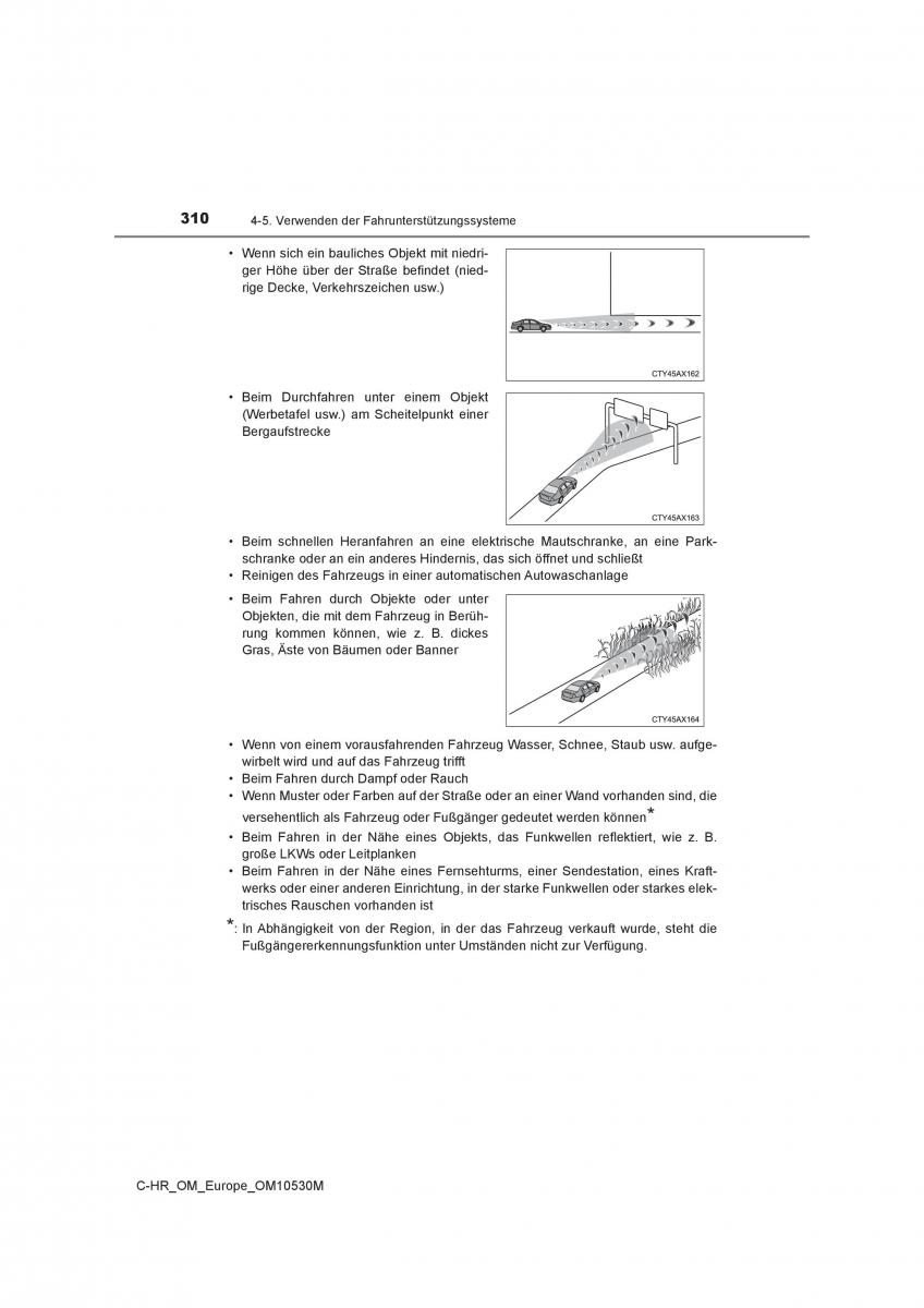 Toyota C HR Handbuch / page 310