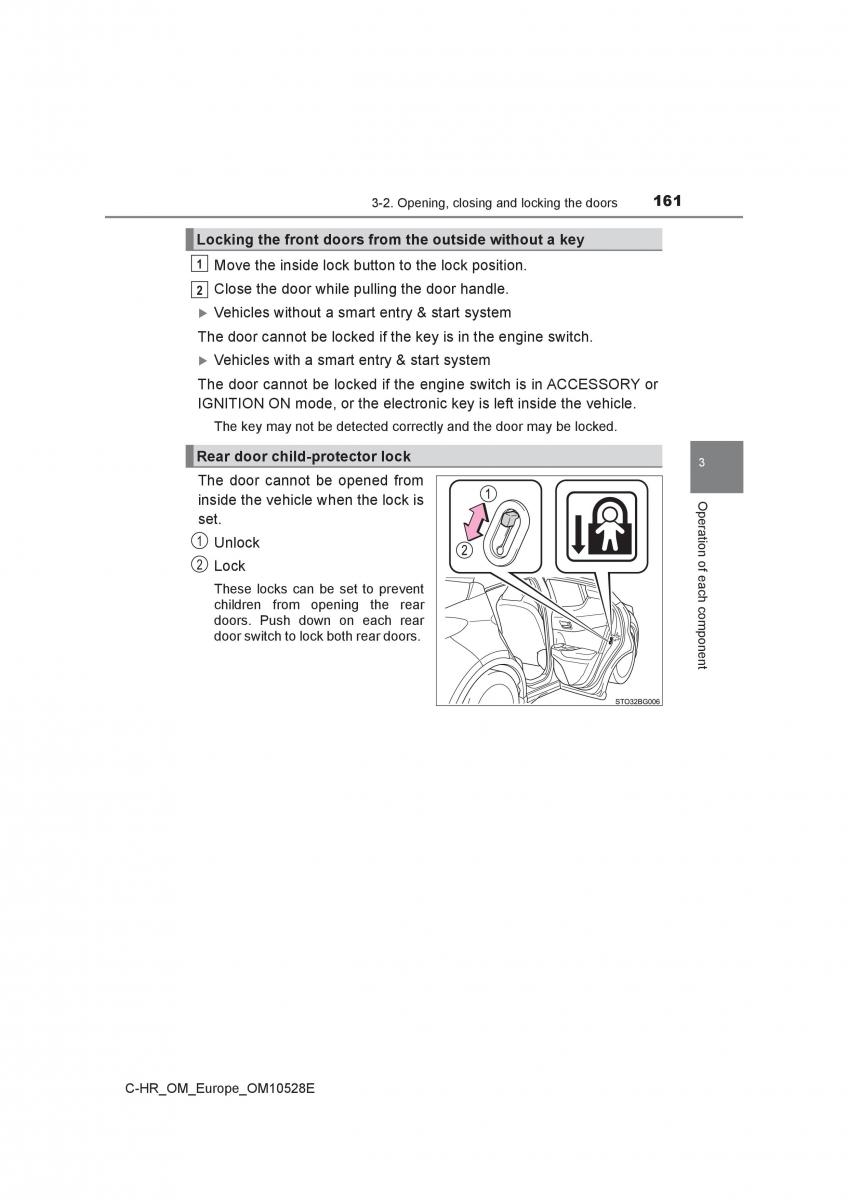 Toyota C HR owners manual / page 161