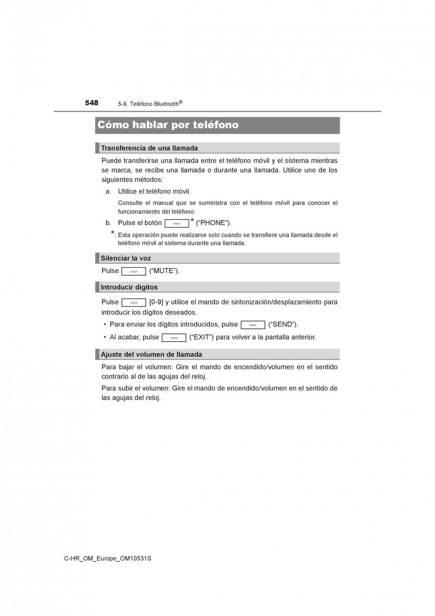 Toyota C HR manual del propietario / page 548