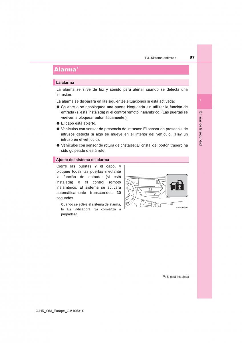 Toyota C HR manual del propietario / page 97