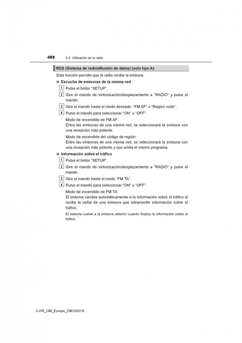 Toyota C HR manual del propietario / page 488