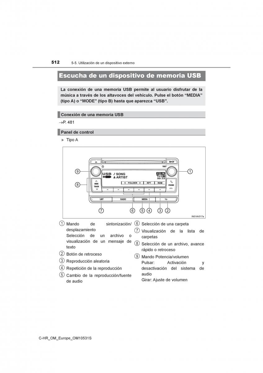 Toyota C HR manual del propietario / page 512