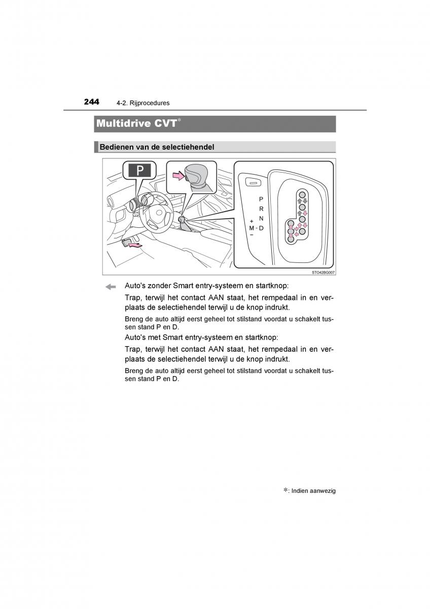 Toyota C HR handleiding / page 244