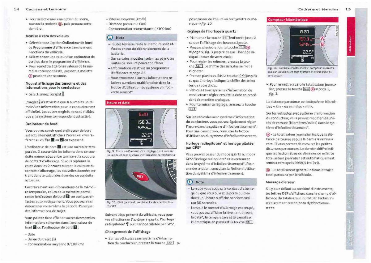 Audi Q3 manuel du proprietaire / page 8
