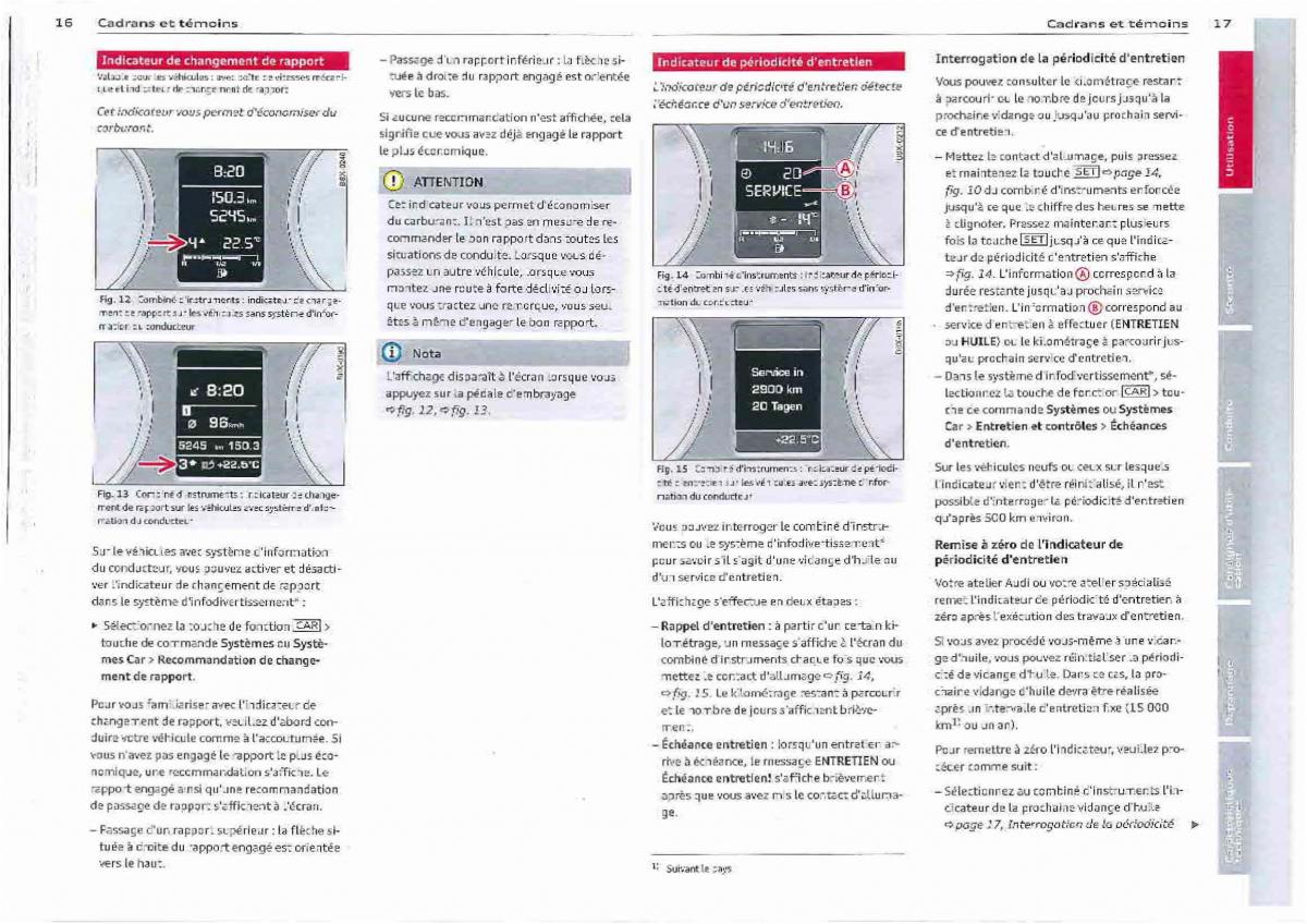 Audi Q3 manuel du proprietaire / page 9