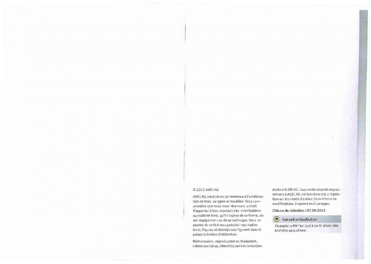 Audi Q3 manuel du proprietaire / page 121