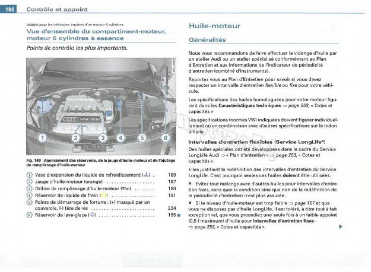 Audi TT II 2 manuel du proprietaire / page 187