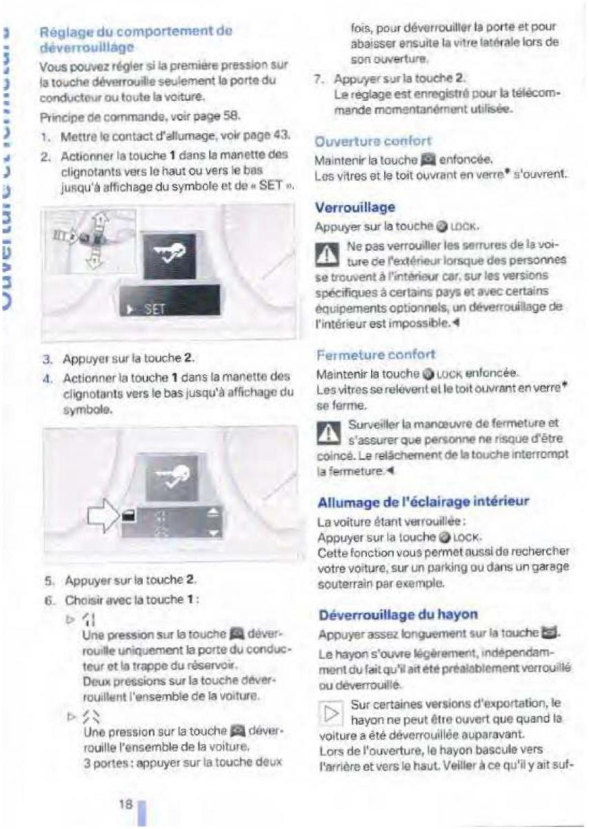 BMW 1 E87 manuel du proprietaire / page 7