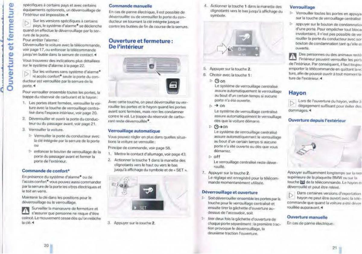 BMW 1 E87 manuel du proprietaire / page 9