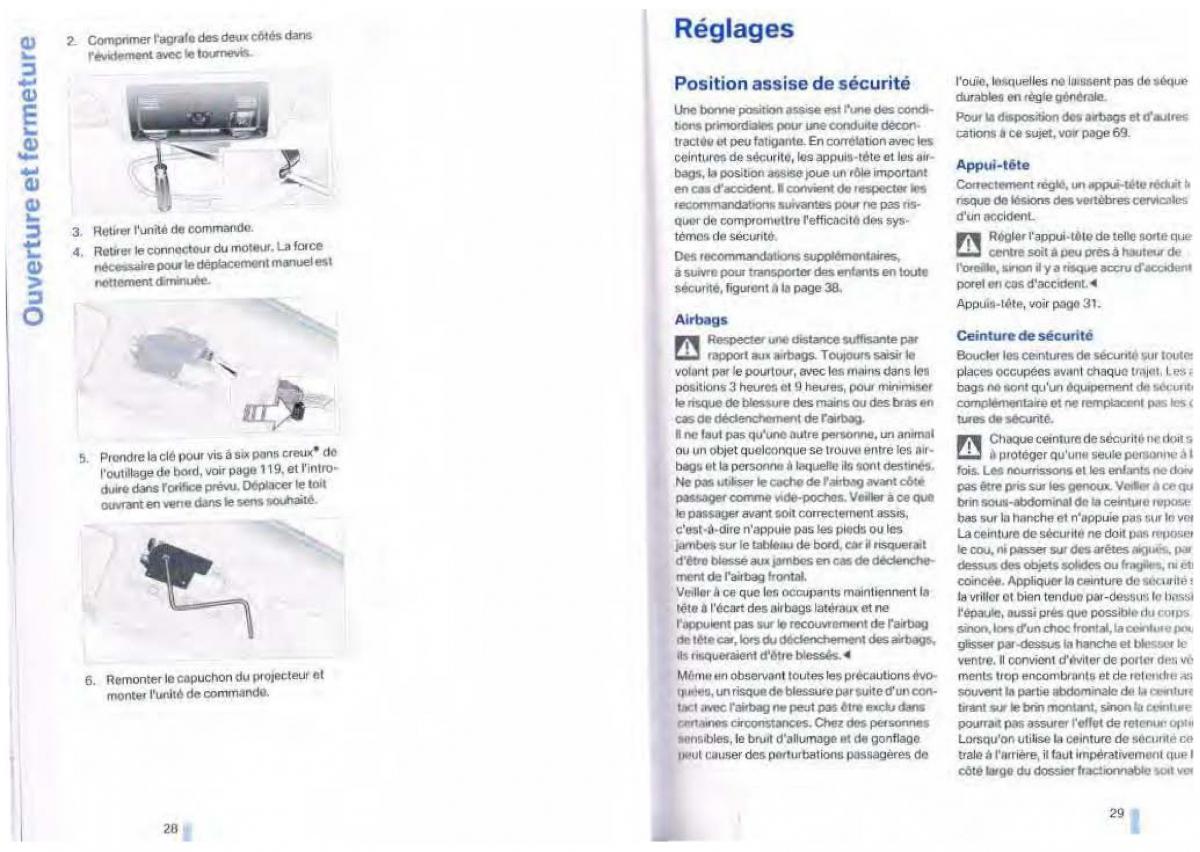 BMW 1 E87 manuel du proprietaire / page 13