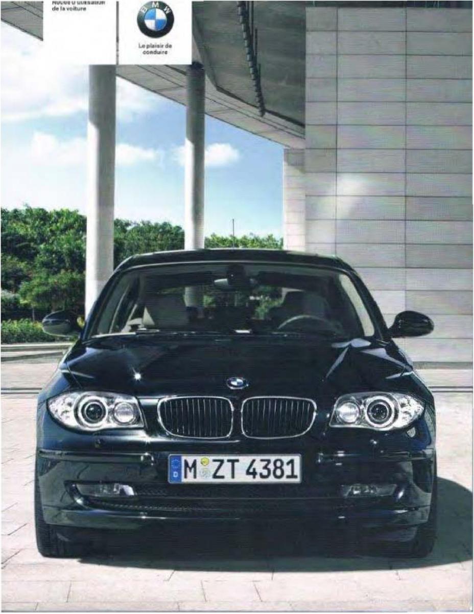 BMW 1 E87 manuel du proprietaire / page 1