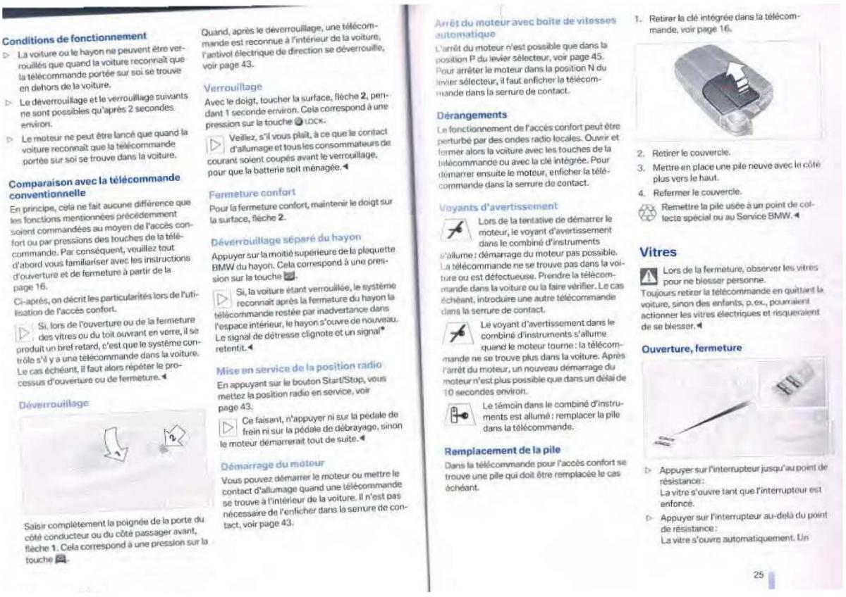 BMW 1 E87 manuel du proprietaire / page 11
