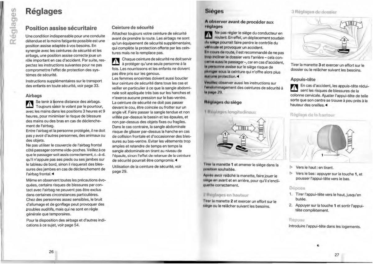 BMW Z4 E85 E86 manuel du proprietaire / page 14